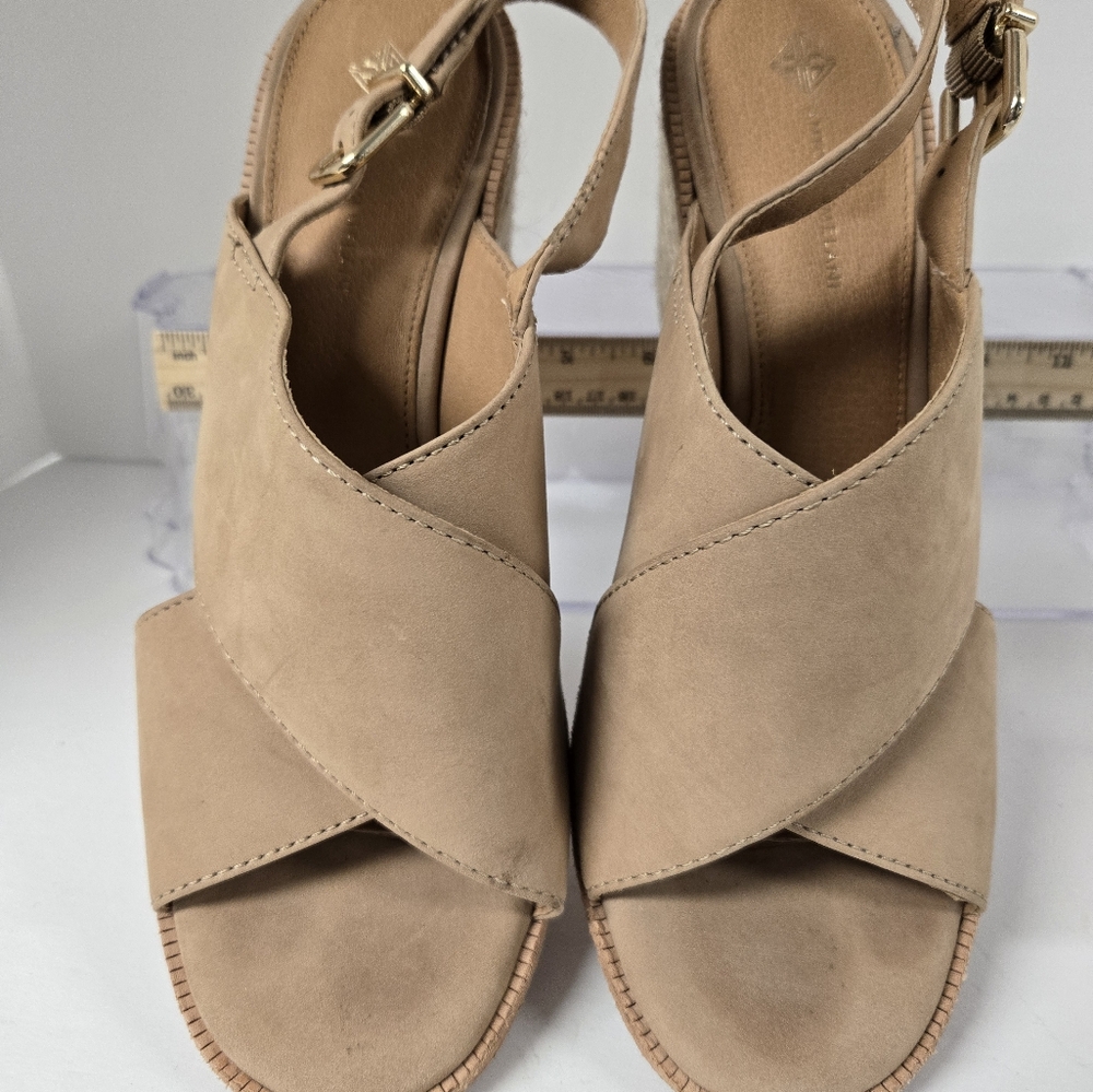 Antonio Melani "Parla" Tan Wedge Espadrille Sandals in size 10 - Picture 2 of 6